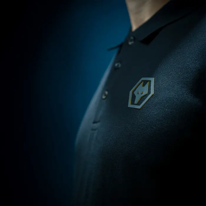 Wolverhampton Wanderers Store | Shop Official Blackout Polo – Black Wolves Gear